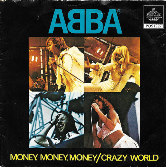 ABBA - Money, Money, Money / Crazy World (7") (Very Good (VG)) - Skanderborg Vinyl