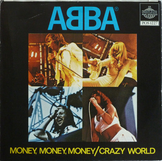 ABBA - Money, Money, Money / Crazy World (7") (Very Good (VG)) - Skanderborg Vinyl