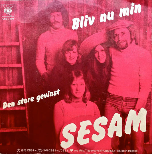 Sesam (3) : Bliv Nu Min (7")