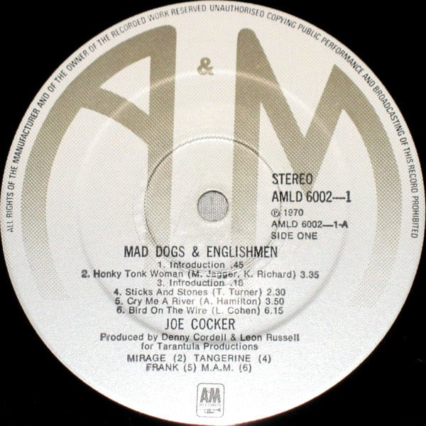 Joe Cocker : Mad Dogs & Englishmen (2xLP, Album, RE, Fol)