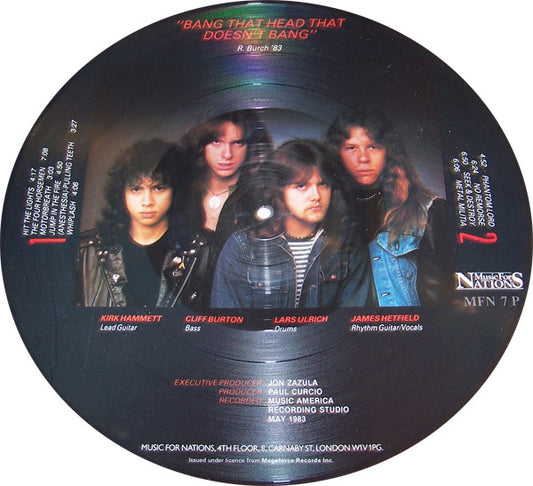 Metallica : Kill 'Em All (LP, Album, Ltd, Pic, RE)