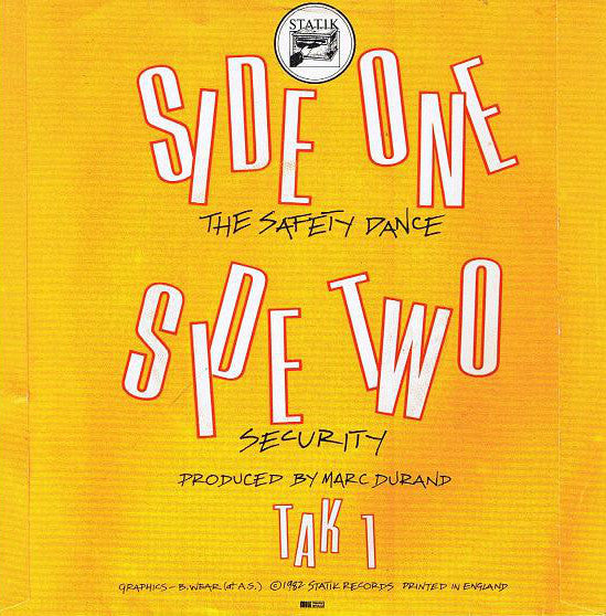Men Without Hats : The Safety Dance (7", Single)