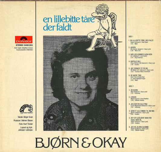 Bjørn & Okay - En Lillebitte Tåre Der Faldt (LP) (Very Good (VG)) - Skanderborg Vinyl