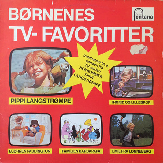 Various : Børnenes TV-Favoritter (LP, Comp)