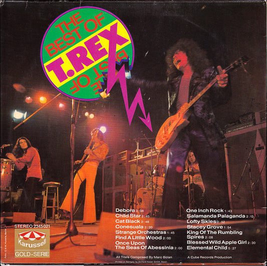 T. Rex : The Best Of T. Rex (LP, Comp)