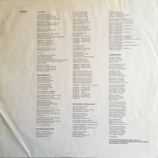 Accept : Russian Roulette (LP, Album)