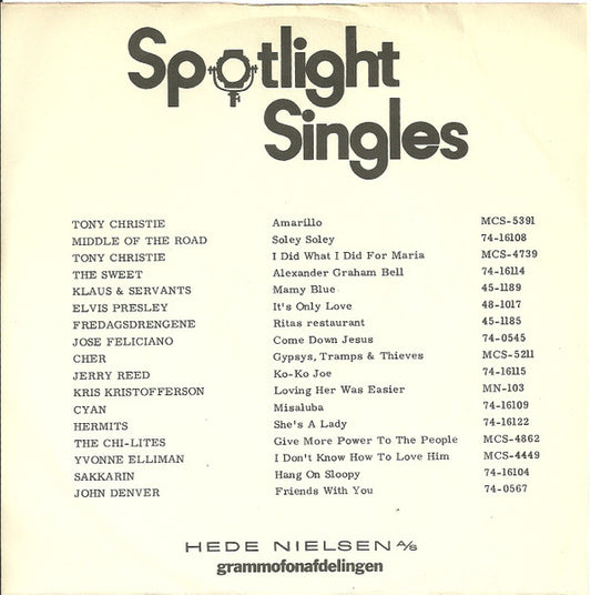 Klaus & Servants : (Jeg Er På Vej Til) Herstedvester (7", Single)