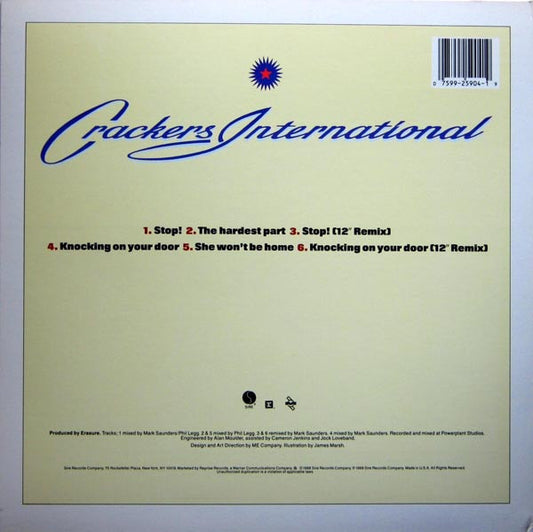 Erasure - Crackers International (12") (Very Good Plus (VG+)) - Skanderborg Vinyl