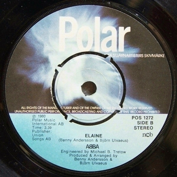 ABBA - The Winner Takes It All / Elaine (7") (Very Good Plus (VG+)) - Skanderborg Vinyl