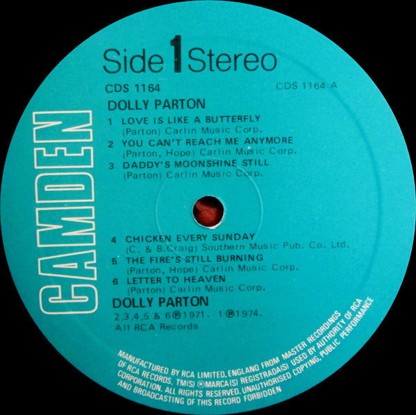Dolly Parton : Dolly Parton (LP, Comp)