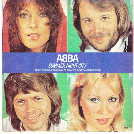 ABBA - Summer Night City (7") (Very Good Plus (VG+)) - Skanderborg Vinyl
