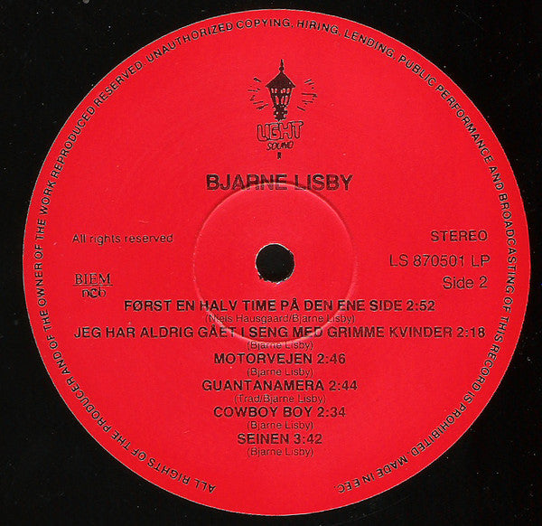 Bjarne Lisby : Skraldemanden (LP, Album)