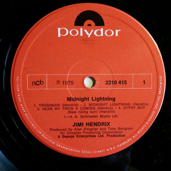 Jimi Hendrix : Midnight Lightning (LP)