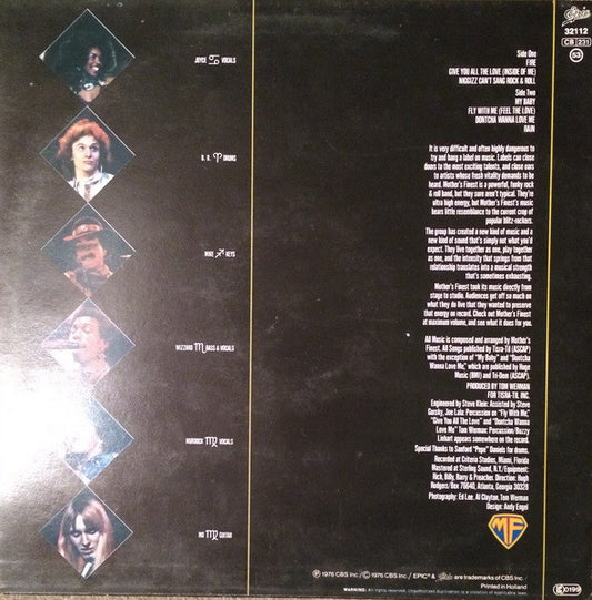 Mother's Finest : Mother's Finest (LP, Album, RE, RP, Dar)