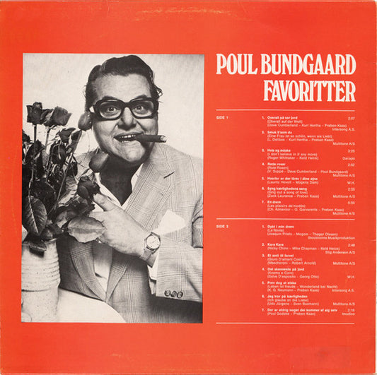 Poul Bundgaard, Kor Og Orkester Under Ledelse Af Poul Godske : Poul Bundgaard Favoritter (LP, Album)