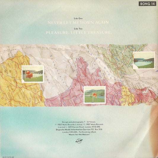 Depeche Mode - Never Let Me Down Again (7") (Very Good Plus (VG+)) - Skanderborg Vinyl