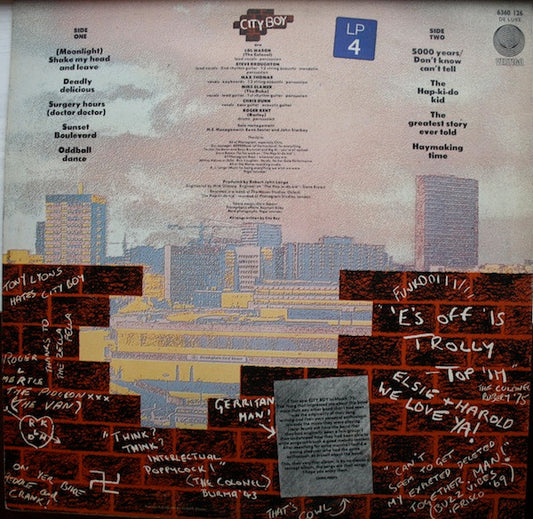 City Boy - City Boy (LP) (Very Good Plus (VG+)) - Skanderborg Vinyl