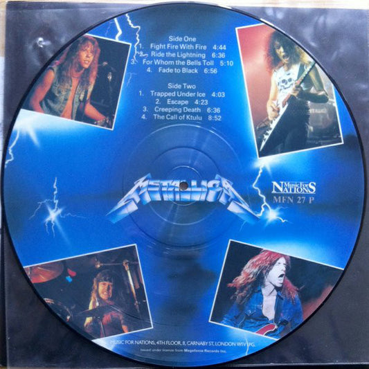 Metallica : Ride The Lightning (LP, Album, Pic, RE)