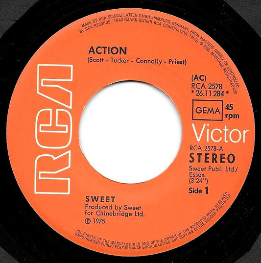 The Sweet : Action (7", Single)