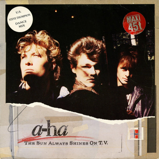 a-ha - The Sun Always Shines On T.V. (12") (Very Good Plus (VG+)) - Skanderborg Vinyl