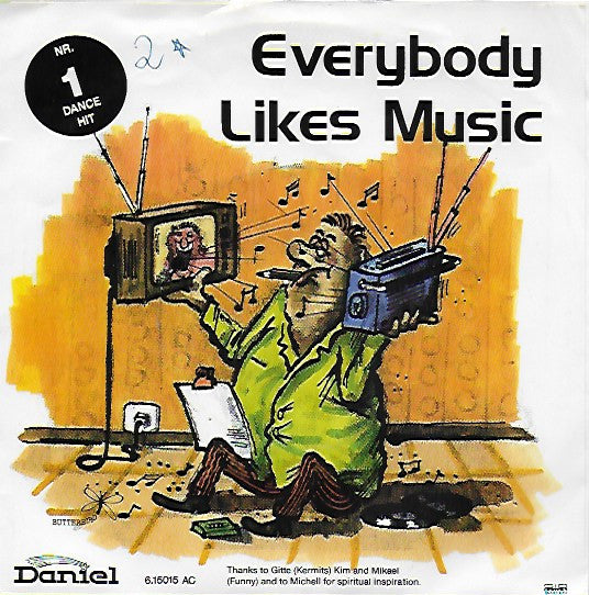 Daniel Pop : Everybody Likes Music (7", Single)