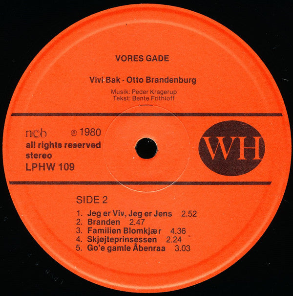 Vivi Bak & Otto Brandenburg : Vores Gade (LP)
