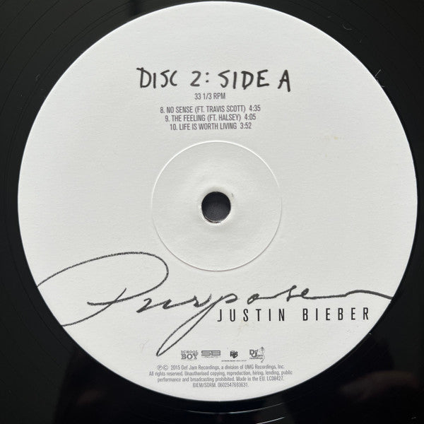Justin Bieber : Purpose (2xLP, Album, Dlx)