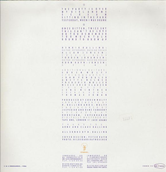 Gangway : Sitting In The Park (LP, Album)