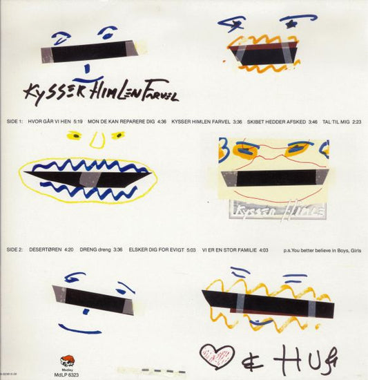 Lars Hug* : Kysser Himlen Farvel (LP, Album)