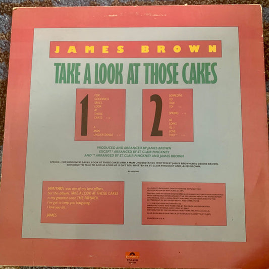 James Brown : Take A Look At Those Cakes (LP, Album)