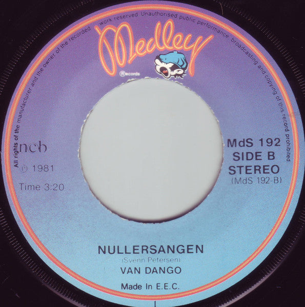 Van Dango : Landmandsliv / Nullersangen (7", Single)