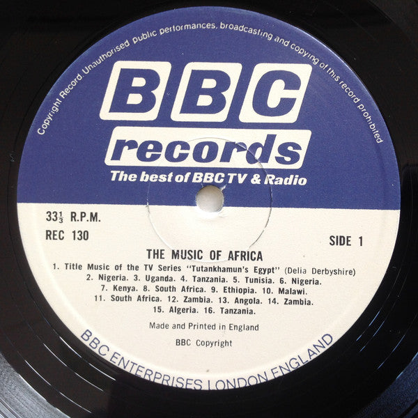 Various : The Music Of Africa (LP, Mono)