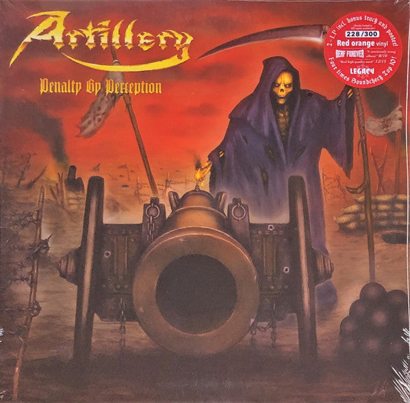 Artillery (2) : Penalty By Perception (2xLP, Album, Ltd, Num, Red)