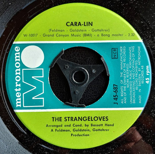 The Strangeloves : Cara-Lin / (Roll On) Missisippi (7", Single)
