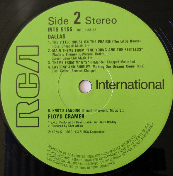 Floyd Cramer : Dallas (LP, RE, RP)