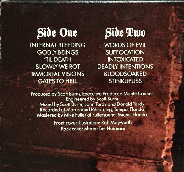 Obituary : Slowly We Rot (LP, Album)