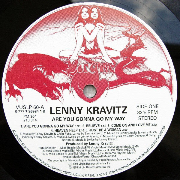 Lenny Kravitz : Are You Gonna Go My Way (LP, Album)