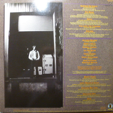 Jackson Browne : Running On Empty (LP, Album, RE)