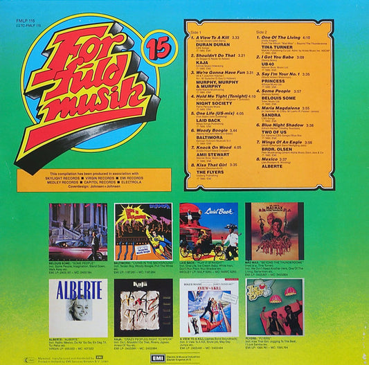 Various : For Fuld Musik 15 (LP, Comp)