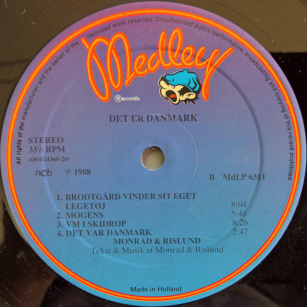 Monrad & Rislund : Det Er Danmark (LP, Comp)