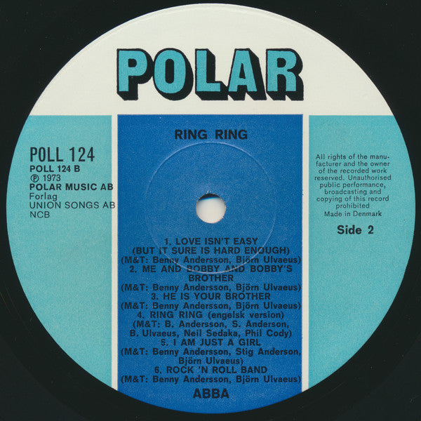 Björn Benny & Agnetha Frida* : Ring Ring (LP, Album, RE)