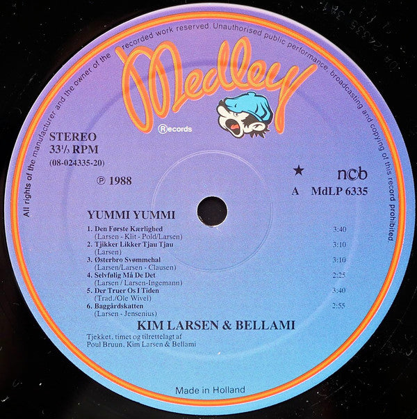 Kim Larsen Og Bellami* : Yummi Yummi (LP, Album)