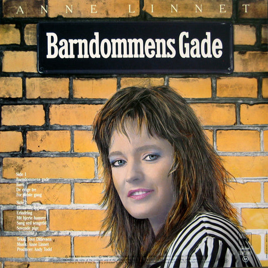 Anne Linnet - Barndommens Gade (LP) (Very Good Plus (VG+)) - Skanderborg Vinyl