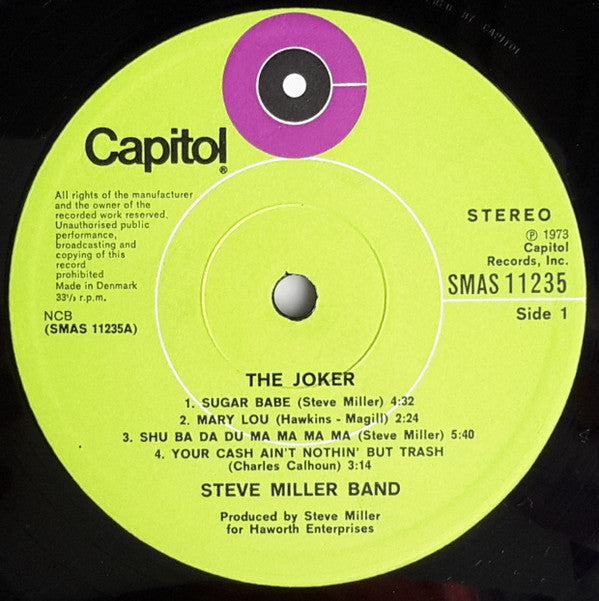 Steve Miller Band : The Joker (LP, Album, Gat)