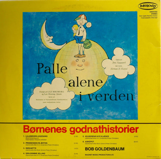 Bob Goldenbaum - Børnenes Godnathistorier + Palle Alene I Verden (LP) (Very Good (VG)) - Skanderborg Vinyl