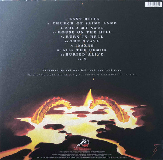 Mercyful Fate : 9 (LP, Album, RE)