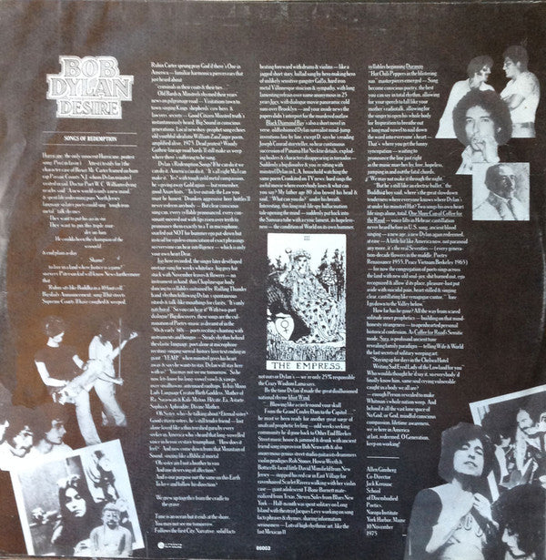 Bob Dylan : Desire (LP, Album)