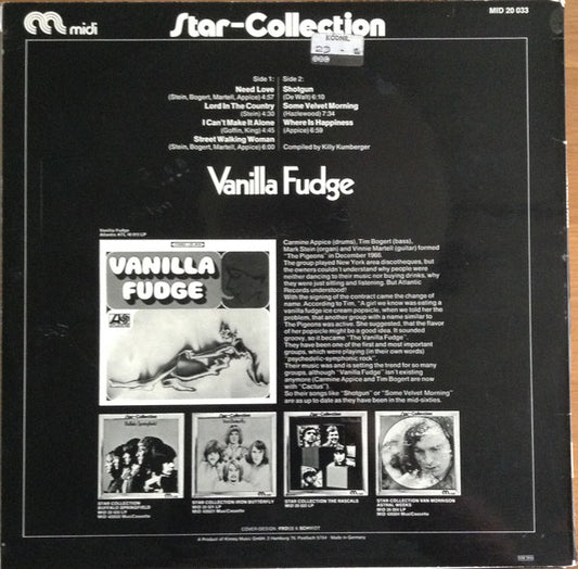 Vanilla Fudge : Star-Collection (LP, Comp)