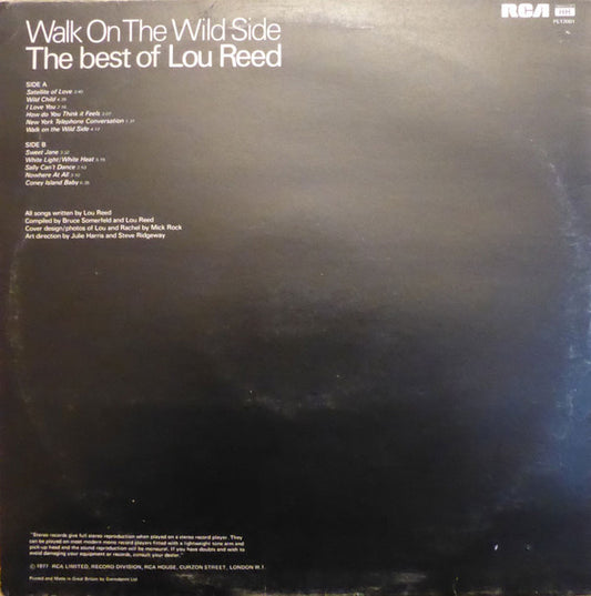 Lou Reed : Walk On The Wild Side - The Best Of Lou Reed (LP, Comp, Ora)