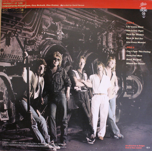 REO Speedwagon : Wheels Are Turnin' (LP, Album)